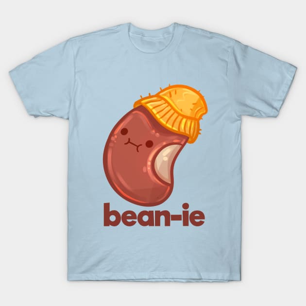 Funny Beanie Bean T-Shirt by Claire Lin